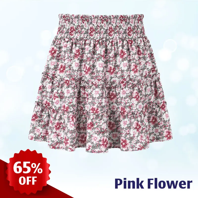 MiraSkort™ - High-Waisted Ruffle Skort with Hidden Shorts & Pockets