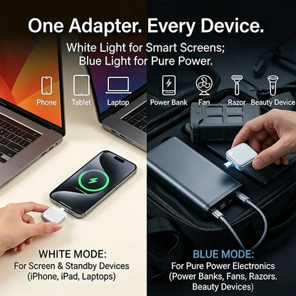 140W Physical-Disconnect Battery Guard, auto&self eject charger,Smart Auto-Stop Charging Accessory for Mobile Smartphones & Handheld Devices