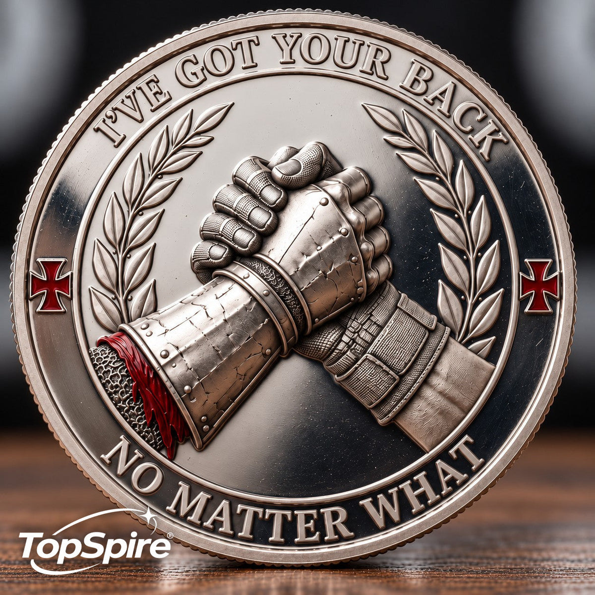 TopSpire®🤝True Brotherhood — No One Stands Alone Commemorative Coin