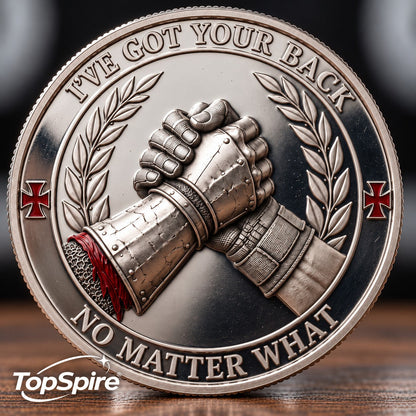 TopSpire®🤝True Brotherhood — No One Stands Alone Commemorative Coin