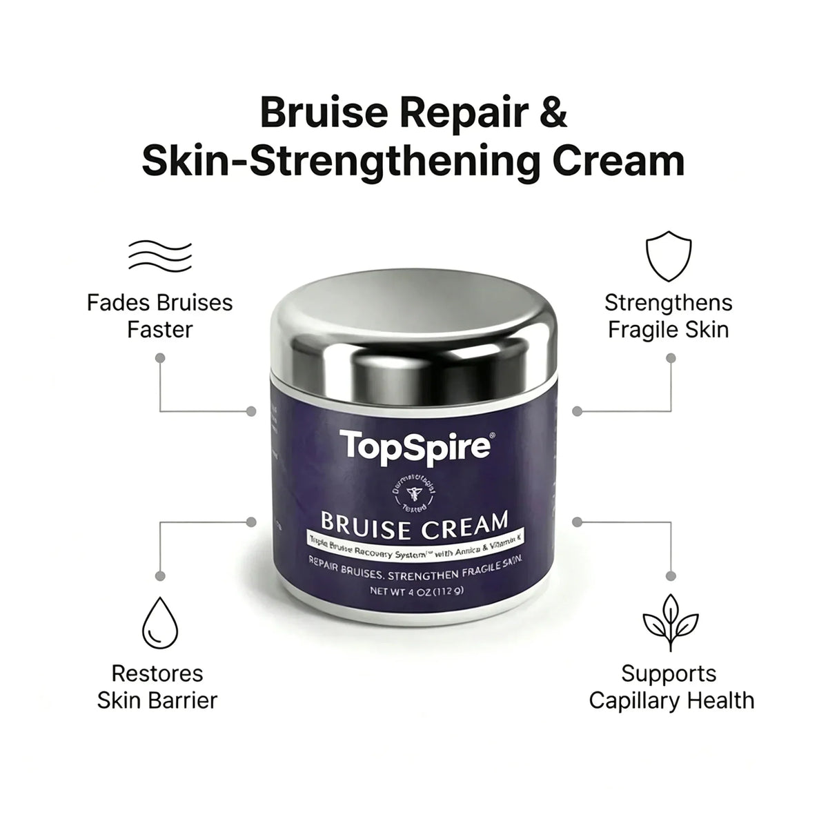TopSpire® Bruise Repair & Skin-Strengthening Cream