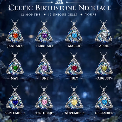 Last Day! Buy 1 Get 1 Free! 💝Witch Knot Birthstone Necklace✨