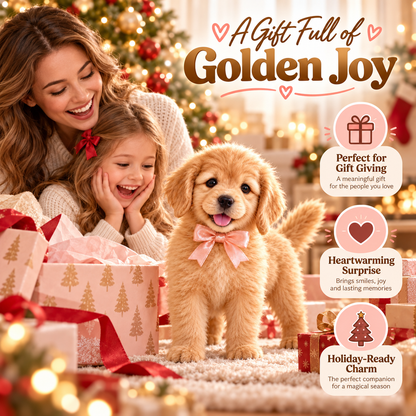 🎄49% OFF🐕🐾 Golden Buddy Realistic Golden Retriever Puppy