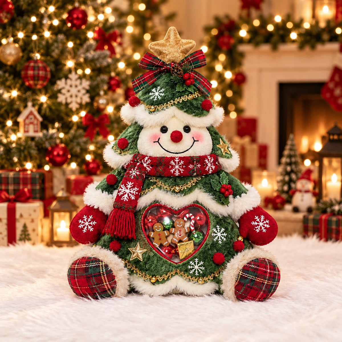 🎅 🎄Handmade Christmas Character Refillable Treat Holder