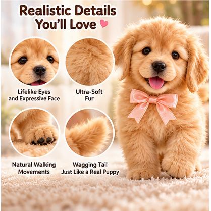 🎄49% OFF🐕🐾 Golden Buddy Realistic Golden Retriever Puppy