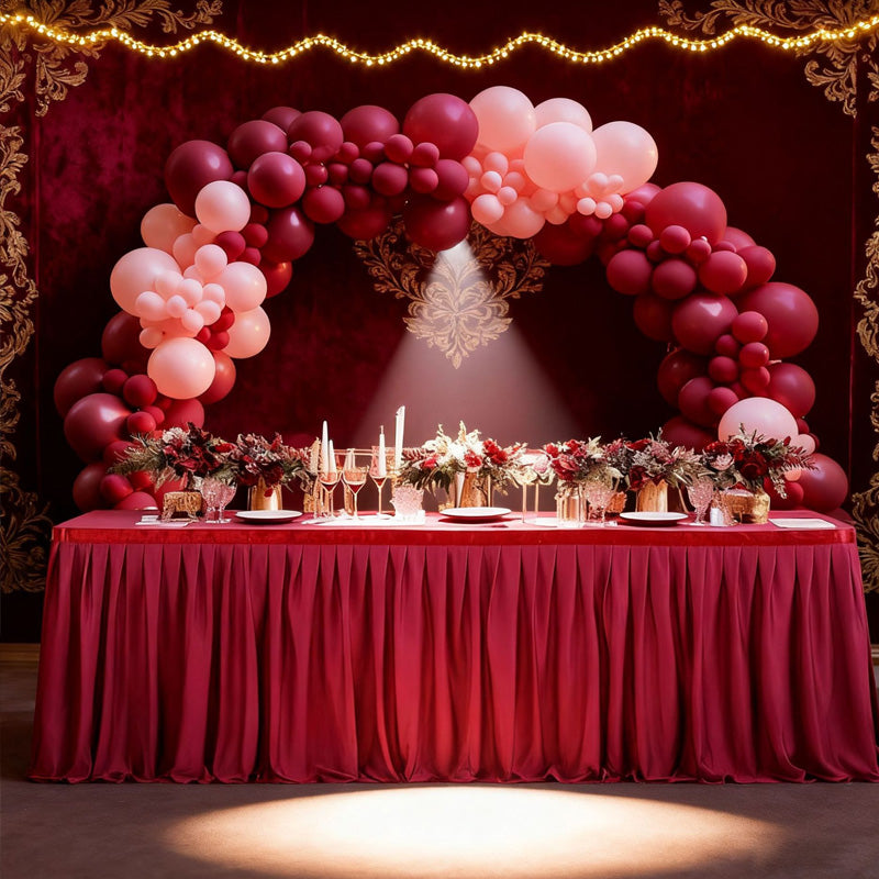 ⏳🔥LIMITED-TIME 50% OFF! ⏰Pleated Table Skirt for Events🌹