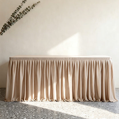 ⏳🔥LIMITED-TIME 50% OFF! ⏰Pleated Table Skirt for Events🌹