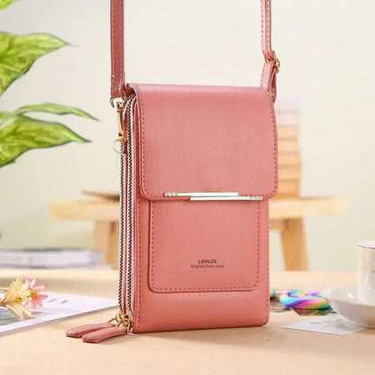 🔥2026 Trendy Minimalist Elegant Women's Touchscreen Crossbody Phone Wallet