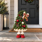 🎉 Whimsical Christmas Elf Tree Decor – Playful Holiday Ornament Set ✨