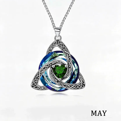 Last Day! Buy 1 Get 1 Free! 💝Witch Knot Birthstone Necklace✨