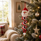 ☃️Crochet Snowman Spiral Ornament DIY Kit | Complete Beginner-Friendly Set with Soft Yarn, Crochet Hook, Festive Beads, Snowflakes & Step-by-Step Guide 🧶🎄✨