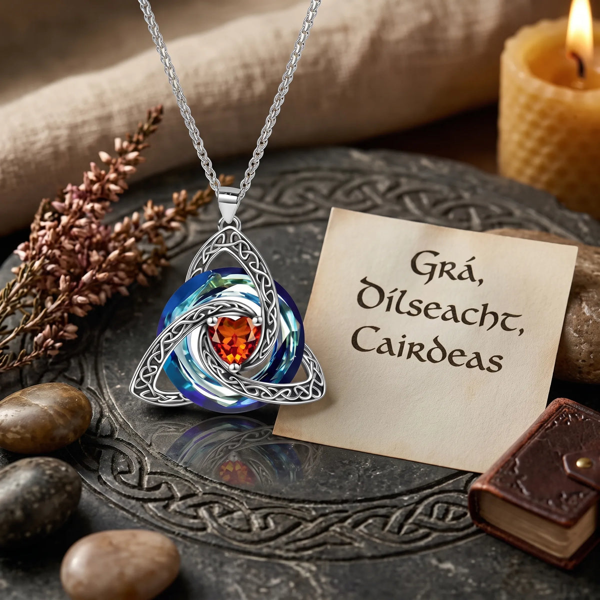 Last Day! Buy 1 Get 1 Free! 💝Witch Knot Birthstone Necklace✨