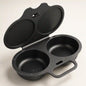 Microwave Egg Poacher——Dual‑cavity, non‑stick & easy clean. Healthier than frying – stock up & save! 🏠✅