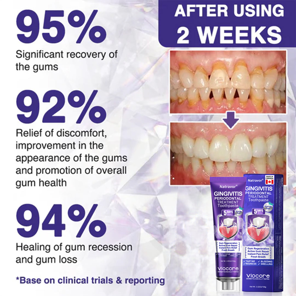 🦷𝐍𝐚𝐭𝐫𝐚𝐯𝐨𝐫® VioCore Bee Venom Gingivitis & Periodontitis Treatment Toothpaste