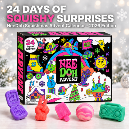 NeeDoh Squishmas Advent Calendar 2026 – 24 Days of Squishy Christmas Surprises! 🎄