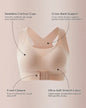 Cross Back Front Closure Wireless Posture Support Bra
