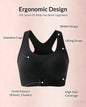 Cross Back Front Closure Wireless Posture Support Bra