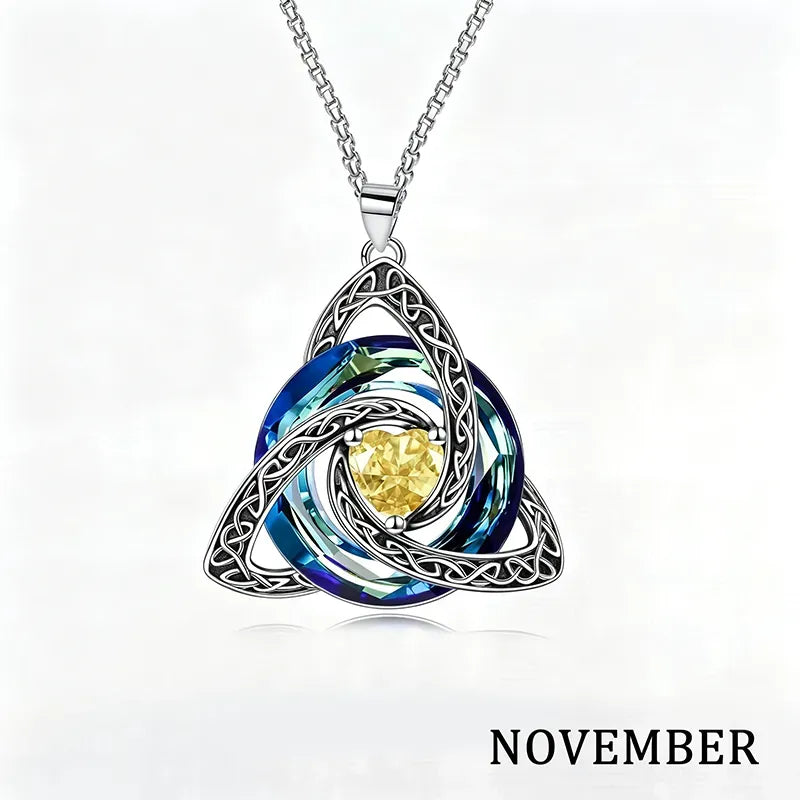 Last Day! Buy 1 Get 1 Free! 💝Witch Knot Birthstone Necklace✨