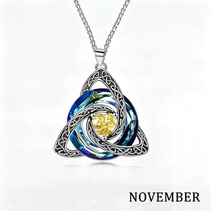 Last Day! Buy 1 Get 1 Free! 💝Witch Knot Birthstone Necklace✨