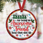 🔥CHRISTMAS PRE-SALE 50% OFF🎁BESTIES CHRISTMAS ROUND ORNAMENT