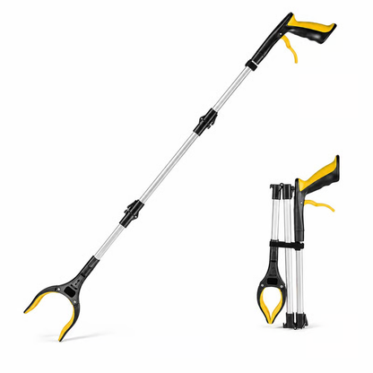 43" Extra Long Grabber Reacher Tool – Heavy Duty with 360° Rotating Jaw & Magnets