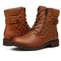 Women's Combat Boots Lace up Ankle Booties