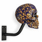 💀 Motorcycle Skull Helmet Holder – Garage Display Wall Mount