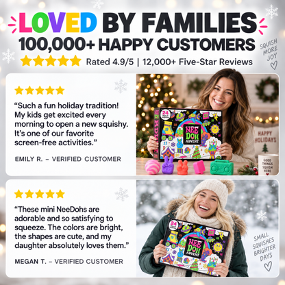 NeeDoh Squishmas Advent Calendar 2026 – 24 Days of Squishy Christmas Surprises! 🎄
