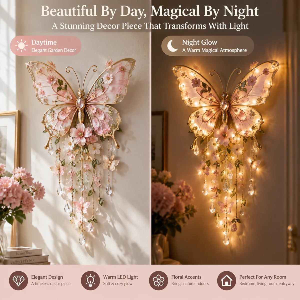 ⭐2026 USA Sale-🦋Butterfly Garden Light - 31.5 Inch