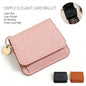 RFID Short Wallets for Women – Fashionable Card Holder with Key Ring & Coin Purse