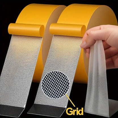 Heavy Duty Double Sided, Strong Adhesive PET Tape, Removable No Residue