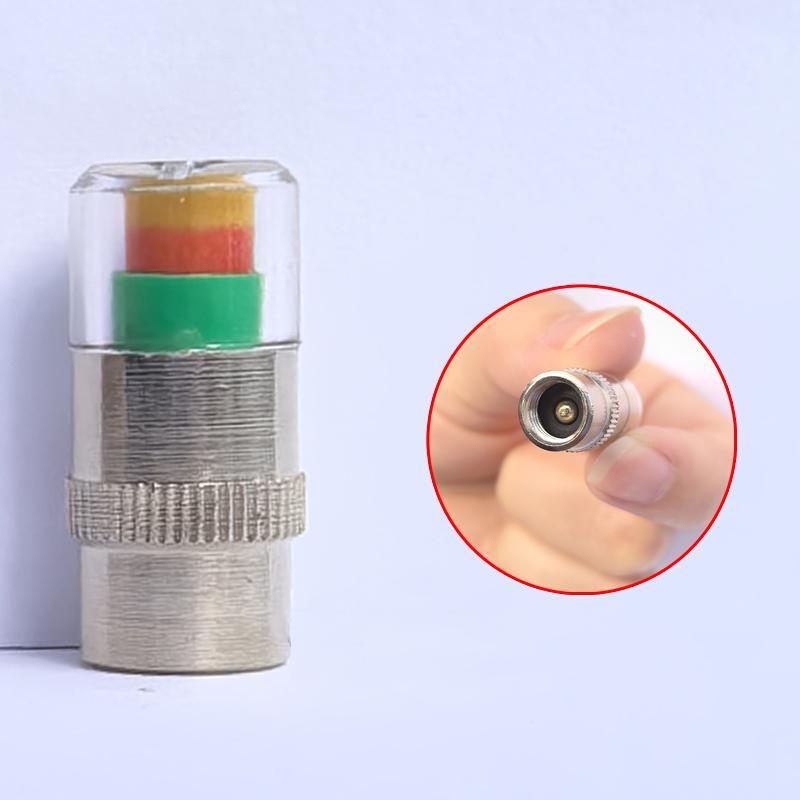 4PCS Tire Pressure Monitoring Valve Caps for Cars, Motorcycles & Bikes