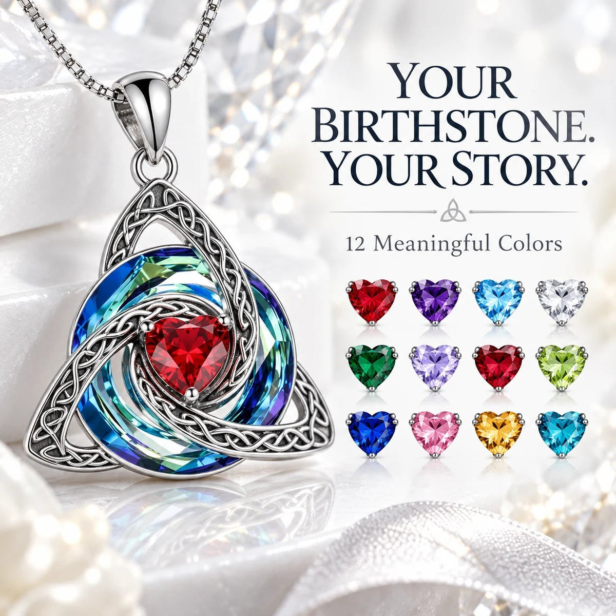 🔥The Best Christmas Gift Ever!🎁Only＄19.99🛡️TopSpire® Birthstone Shield: Wear Your Protection & Story ✨