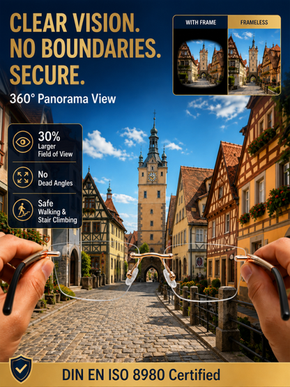 👓 Auto-Adjusting Focus: See clearly near and far without swapping glasses.