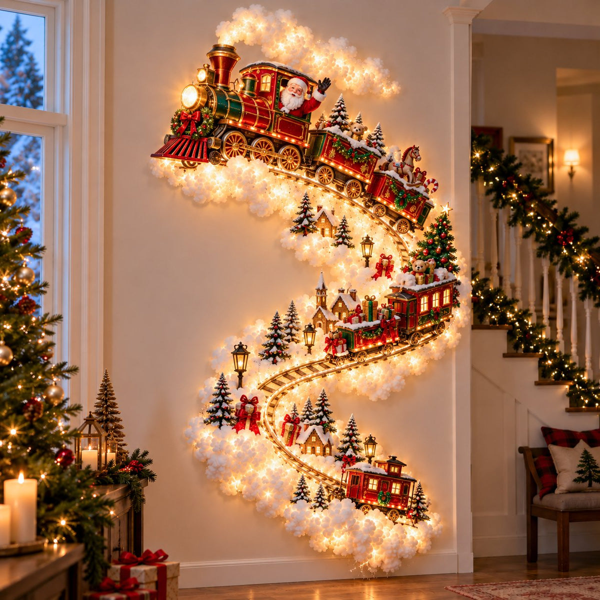 Christmas Magic Trail Wall Light