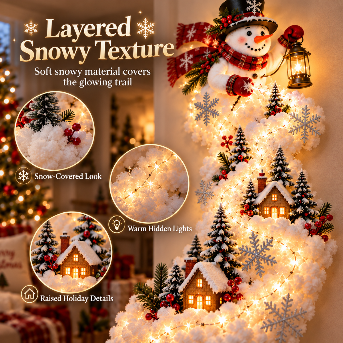 Christmas Magic Trail Wall Light