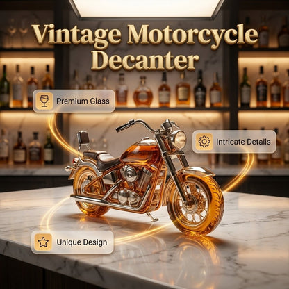 Motorrad-Vintage-Flasche – Limitierte Auflage