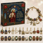 🎄24-Day Christian Christmas Charm Bracelet Advent Calendar