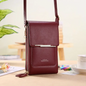 2026 Trendy Minimalist Elegant Women's Touchscreen Crossbody Phone Wallet