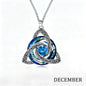Birthstone Celtic Knot Necklace for Women