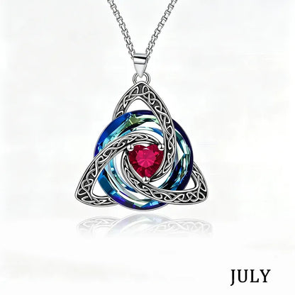 Last Day! Buy 1 Get 1 Free! 💝Witch Knot Birthstone Necklace✨