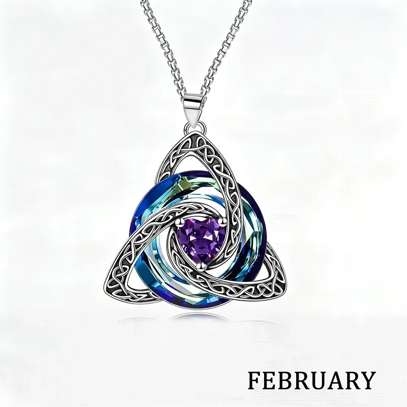 Last Day! Buy 1 Get 1 Free! 💝Witch Knot Birthstone Necklace✨