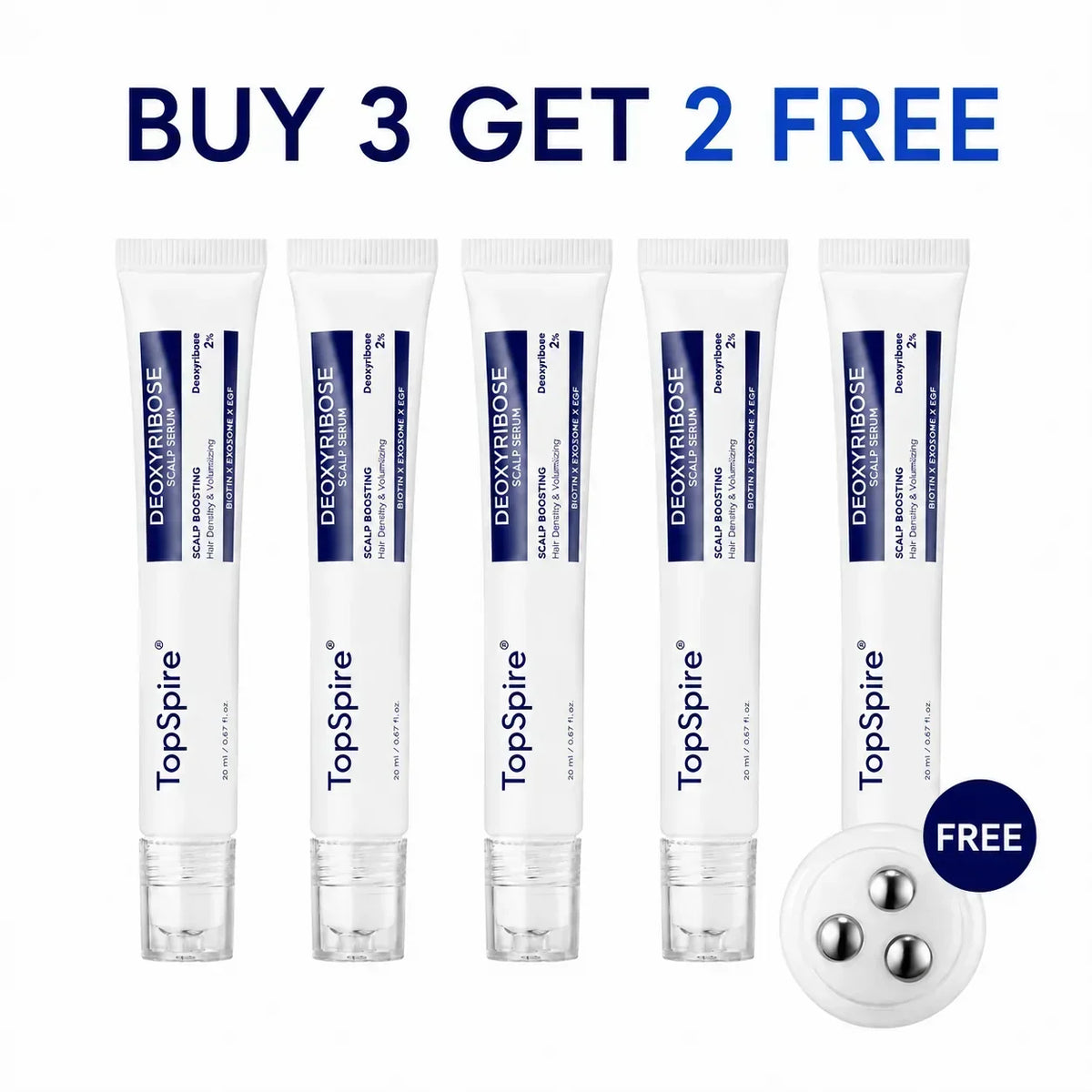 [NEW] Deoxyribose Scalp Serum | For Fuller-Looking Hair & Scalp Strengthening Roll-On Serum