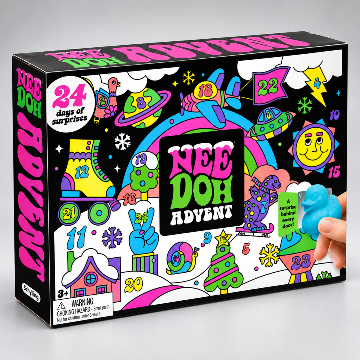 NeeDoh Squishmas Advent Calendar 2026 – 24 Days of Squishy Christmas Surprises! 🎄