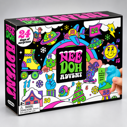 NeeDoh Squishmas Advent Calendar 2026 – 24 Days of Squishy Christmas Surprises! 🎄