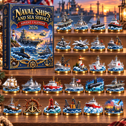 Naval Ships & Sea Service Advent Calendar - 24-Day Countdown