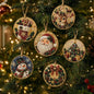🔥Hot Sale 49% Off🎄Christmas DIY Diamond Painting Ornaments Kit (6-Piece) – Xmas Tree Hanging Craft Decoration