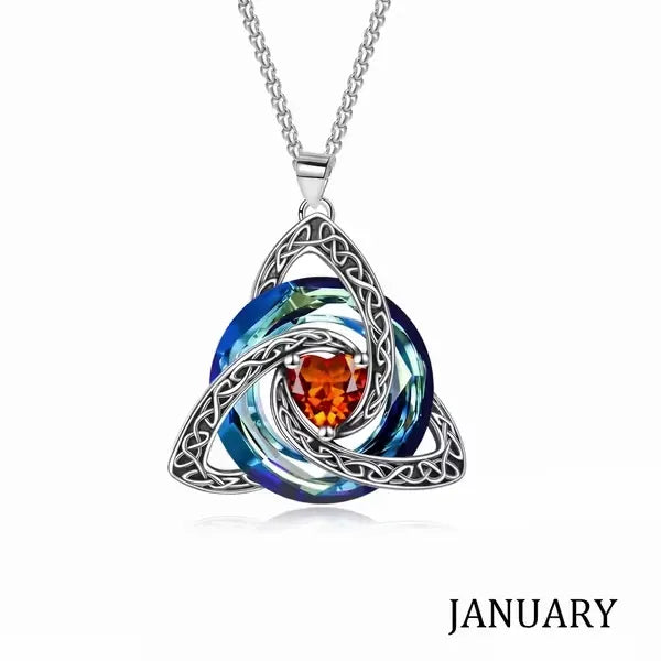 Last Day! Buy 1 Get 1 Free! 💝Witch Knot Birthstone Necklace✨