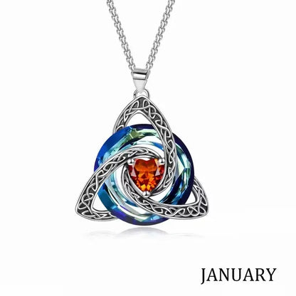 Last Day! Buy 1 Get 1 Free! 💝Witch Knot Birthstone Necklace✨