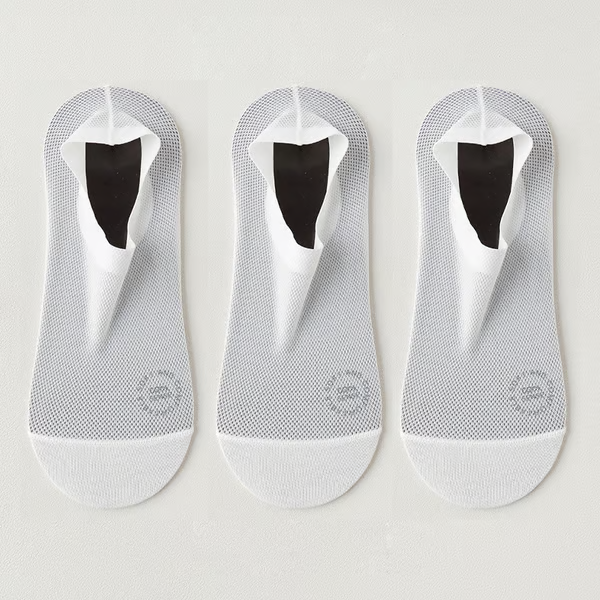 🔥6-Pair Invisible Grip Socks Pack 🧦 – Breathable Low-Cut Anti-Slip Sweat-Absorbing Design